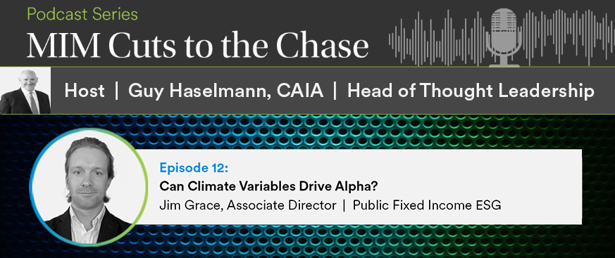 Can Climate Variables Drive Alpha?